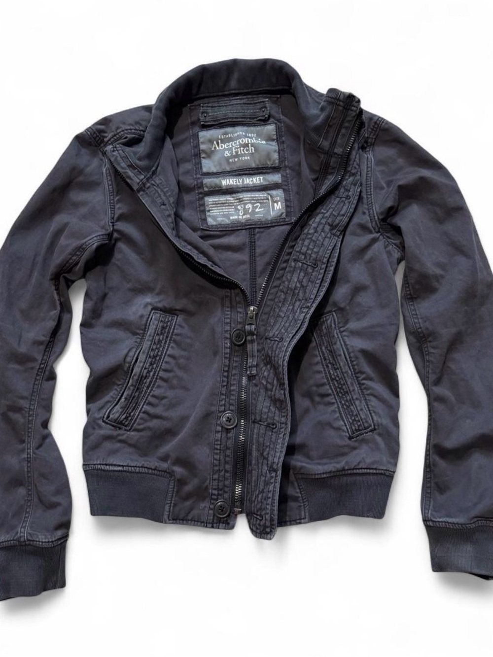 Authentic Vintage Abercrombie & Fitch Wakely Jacket Men's M Y2K
Distressed Moto